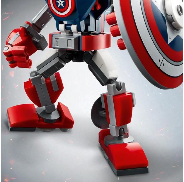 LEGO Marvel Avengers 76168 Captain America's Armored Mech