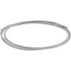 AN4 Fuel Line Hose 4AN 12ft Vacuum Hose Automotive Fuel Hose PTFE Rubber,Stainless Steel Silver Tone 1 Pcs
