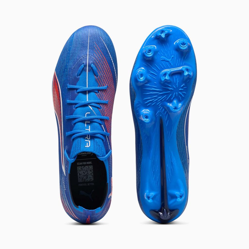 Men's Puma ULTRA 6 PRO FG/AG blue cleats 10855101 size 42.5