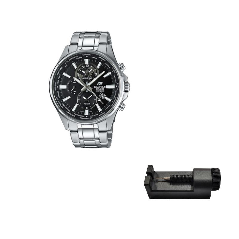 CASIO Men EDIFICE Black Watch EFR-304D-1AVUPF