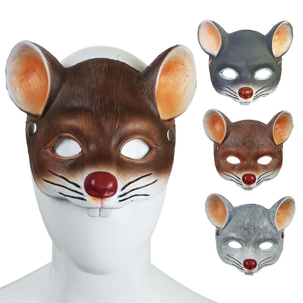 Prop Party Masks Play Mouse Masks Mouse Face Cover Half Face Mask Halloween Masks 3D Animal Mask