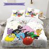 The Barbapapa Family Pattern Bedding Home Decoration Birthday Gift ( 1 Duvet Cover + 2 Pillowcase, Without Core),fan Merchandise.