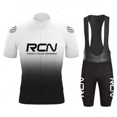 Rcn Verão Homens Manga Curta Ciclismo Jersey Sets Skinsuit Maillot Ropa Ciclismo Bicicleta Roupas Bicicleta Camisas Bicicleta Mtb Jersey