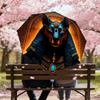 1PC Egyptian deity, Anubis Umbrella-8-Rib Reinforced, Automatic Open, Lightweight & Durable, Cute Fashion Accessory for Outdoor, Beach or Casual Use,