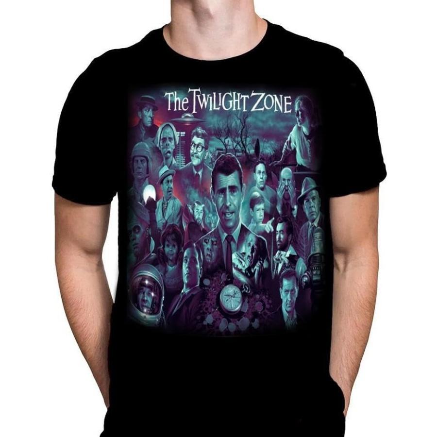 

WSH - Twilight Zone - Classic Horror Halloween Film Fan Merchandise Men s Black T-Shirt XXXXXL різнокольоровий