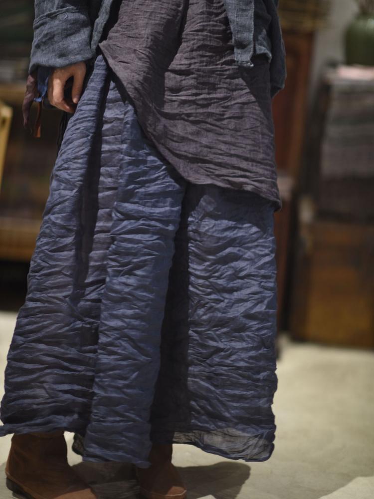 Johnature Women Vintage Patchwork Color Skirts Elastic Waist Summer High Quality Casual Soft Women A-Line Skirts