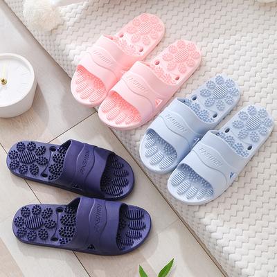 New Slippers Female Indoor Bathroom Bath Massage Non-slip Soft Bottom Men Home