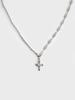 Linger Piece [Unisex] Cross Mix Chain Necklace