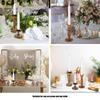 Retro Taper Candle Holders Copper Candlestick Holders for Home Dinning Table Centerpiece Wedding Holiday Party Chrismas