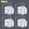 Mop Holder Storage Rack Bathroom Suction Hanging Pipe Traceless Mop Clip Broom Hanger Wall-Mounted Waterproof Rack White Amagi