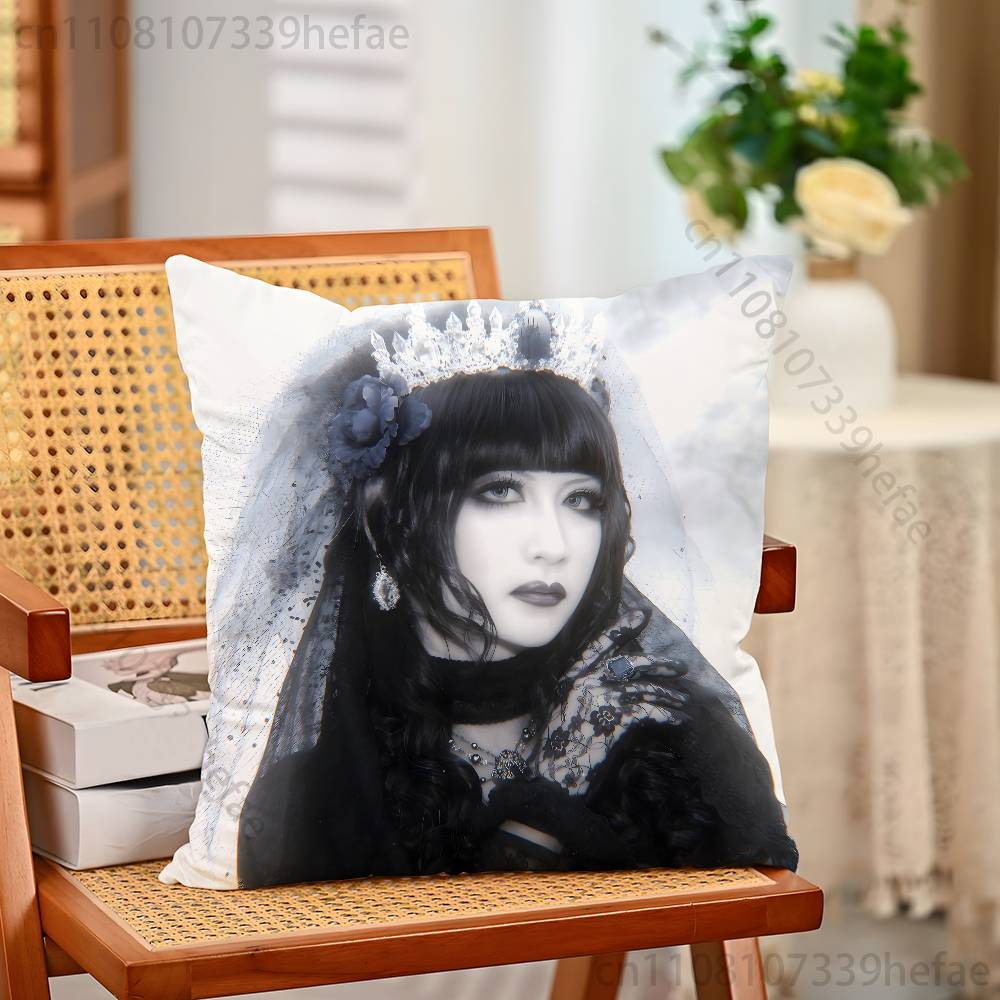 MMana Malice Gothic Mizer Throw Pillow Case For 45x45cm55x55cm30x30cm For Home Bedroom Decoration And Protector