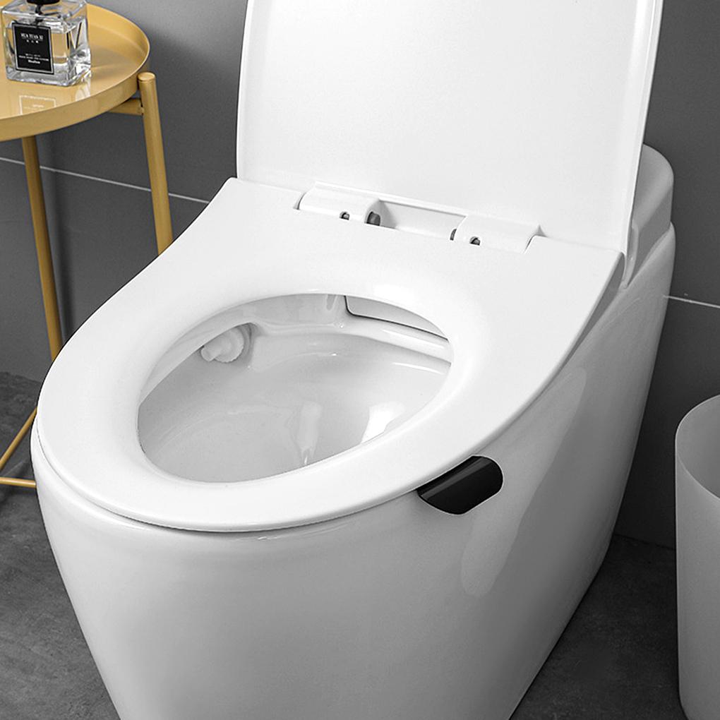 Pack of 2 Toilet Seat Lifter Self-adhesive Universal Closestool Lid Lifting Handles Travel Removable Clean Cover Holder