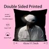 P-Partynextdoor Rapper Album Cover Pillow Case Comfort Sofa Bed Silky elegant Invisible zipper Custom Decorative cushion cover