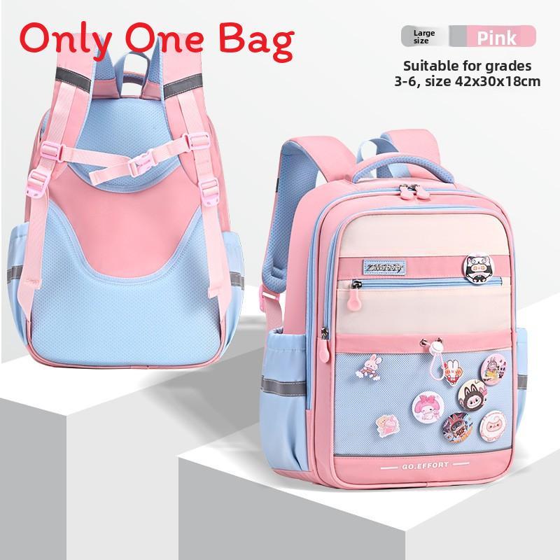 Sesame Baby Diy Badge School Backpack With Oxford Fabric For Kids Daily Use
