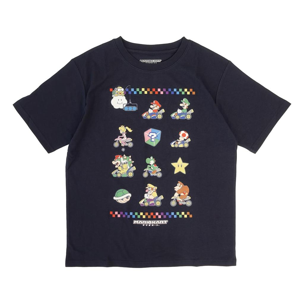 Fine Plus Short Sleeve T-Shirt featuring Mario Kart, Mario All-Stars, Luigi, Yoshi, and Bowser, 3D Racing Goods, Character