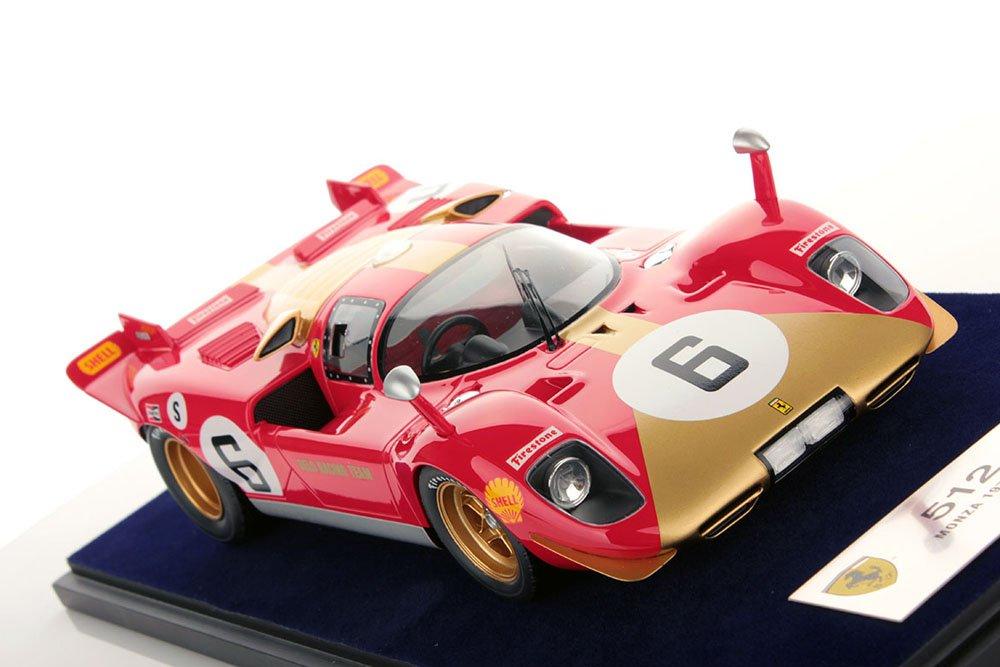 LOOKSMART scale finished Ferrari 512S Daytona 1970 Gelo Racing Team 1/18 model #6 LS18_08F