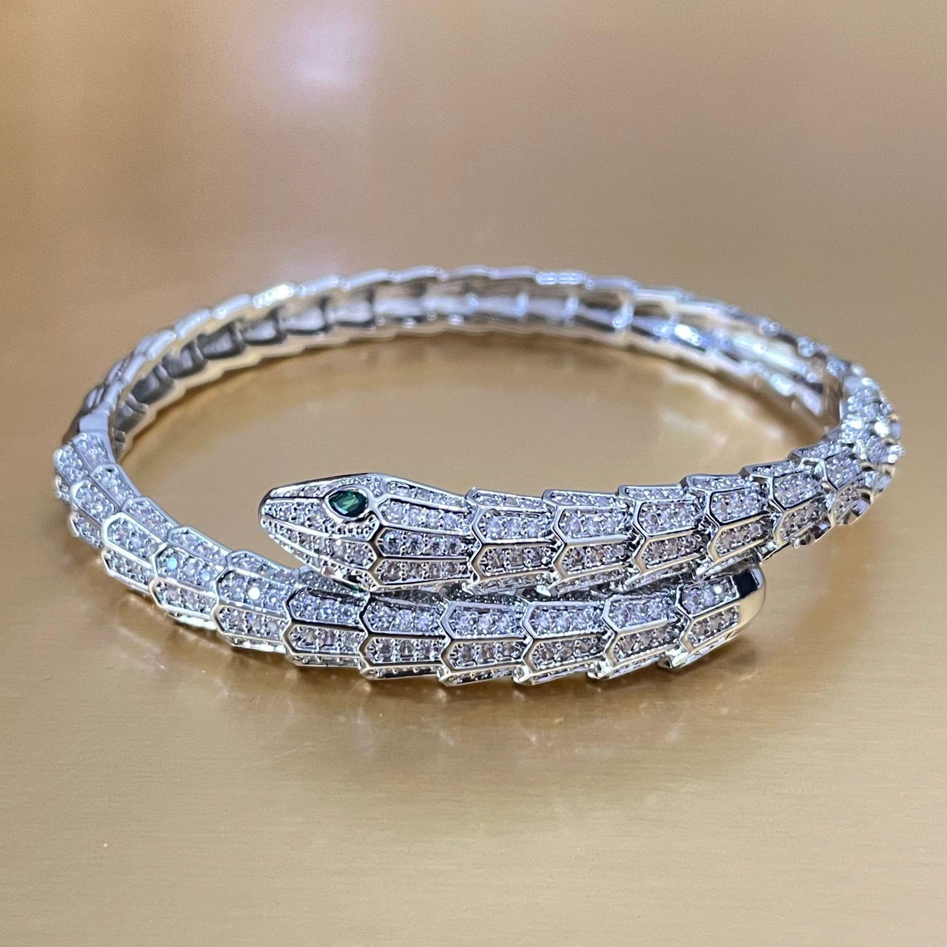 Rose Snake Bracelet Women`s Sweet and