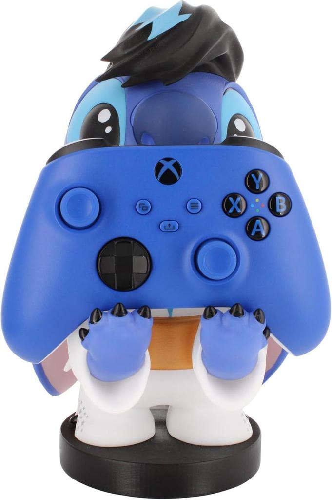 Figurine Disney Stitch Elvis - EXQUISITE GAMING - Cable Guys - Support écouteurs, smartphone ou petit accessoire - 20 cm