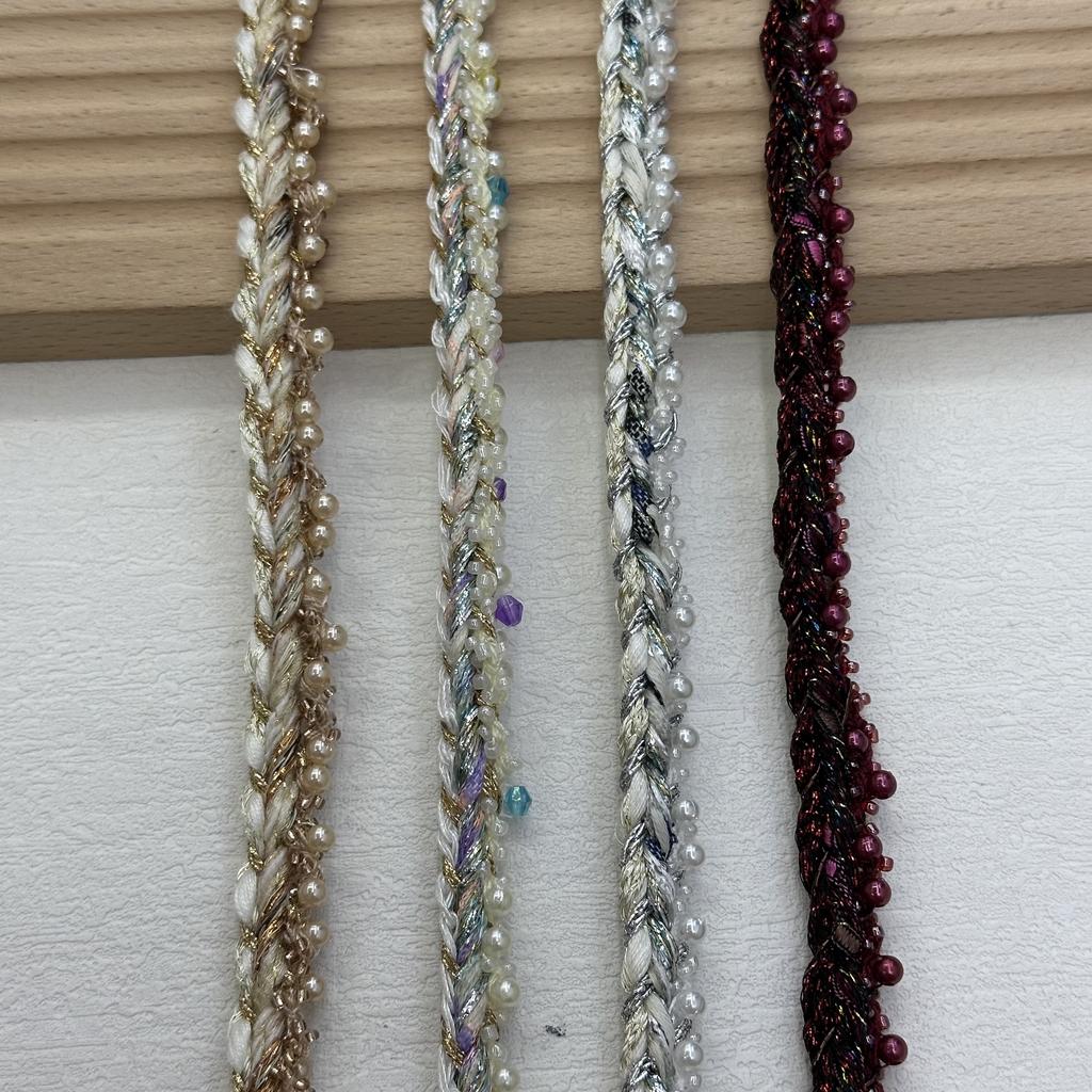 3yard 1.3cm wide Fried Dough Twists braid lace trim ribbon Fabric For Sewing Skirts,curtains,clothing accessories lace trim