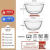 Flavinmci High Borosilicate Glass Salad & Mixing Bowl Set