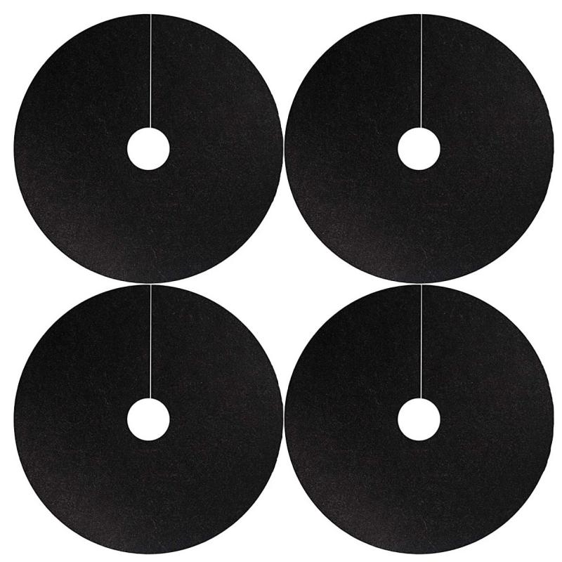 Non-Woven Tree Mulch Ring Weeding Barrier, Protector Mat, Plant Cover, Anti Grass, Gardening Fabric Weed Control, 15cm-82cm