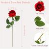 Künstliche Rosen Großpackung Falsche Rosen mit langen Stielen Seidenrosen Blumensträuße für Hochzeit Blumengesteck Valentinstag