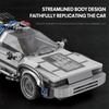1:24 Blocos de Construção de Carros de Corrida de Filmes Clássicos Modelo MOC Carros Esportivos Brinquedos De Volta Para o Futuro Veículo Presentes de Festival para Meninos Crianças