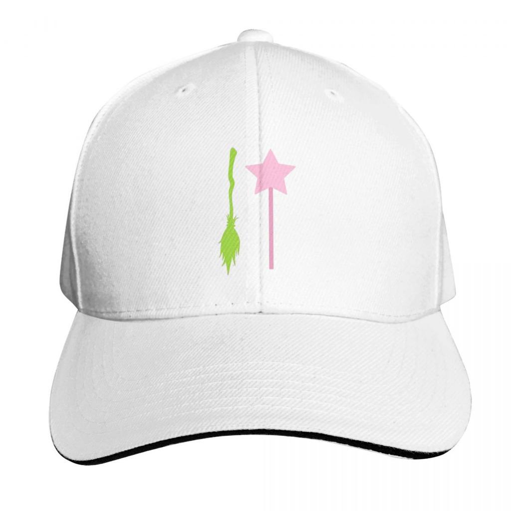 Wicked Film Glinda Und Elphaba Logo Kappe Mode Lässig Baseballkappen Verstellbare Mütze Hip Hop Sommer Unisex Baseballkappen