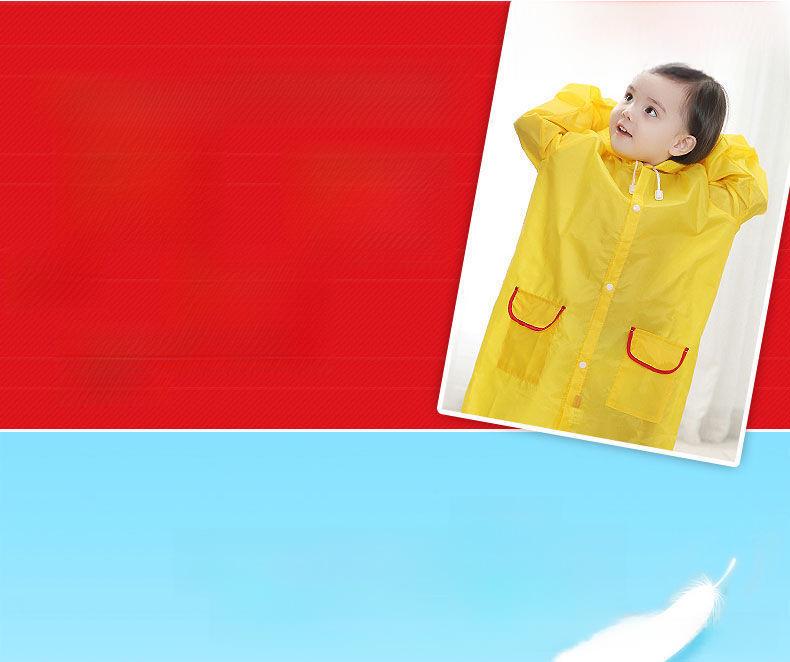 Children's Cartoon Rain Poncho: Cute Cape Style for Boys and Girls, Fits Kindergarten To Primary School with Room for Backpack