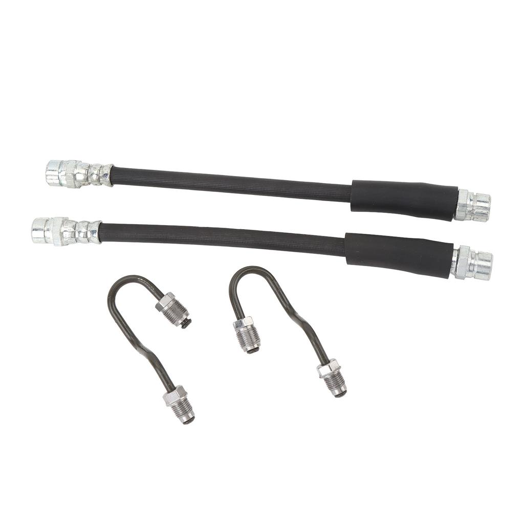 Hinterradbremsschlauch und Clips-Set 1K0611764L Metall-Gummi-Bremsleitung Bremsleitungen für MK5 MK6