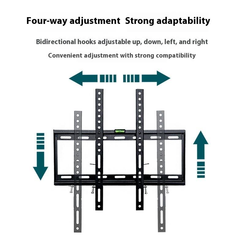26-65 İnç TV Duvar Askı Aparatı Evrensel TV Montajı Monitör Tutucu Ayarlanabilir Düşük Profil Düz TV Duvar Askısı LCD LED Monitör İçin