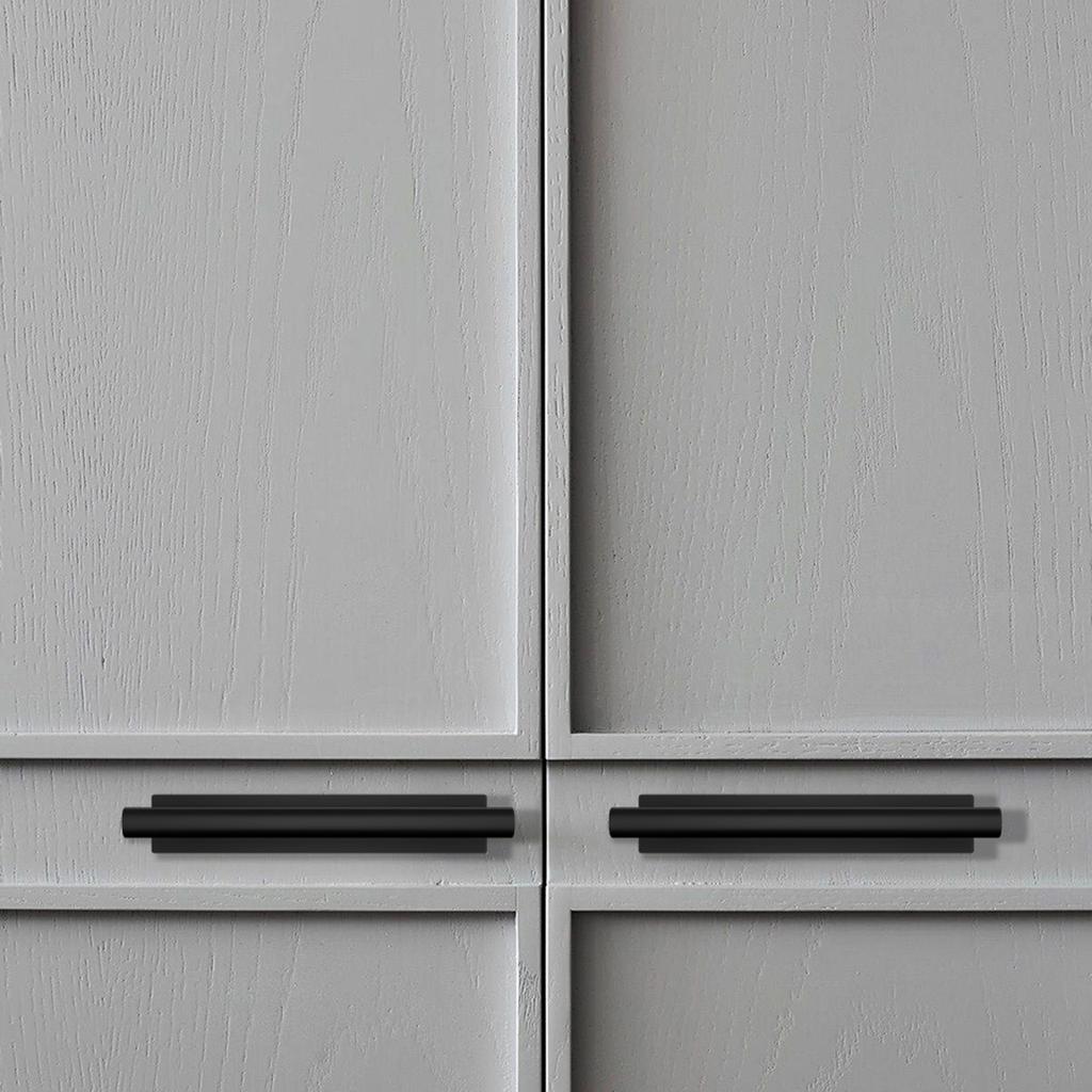 2 Pcs Self-Adhesive Cabinet Pulls Universal Drawers Handle Plastic Furniture Handles for Windows Wardrobes Sliding Door