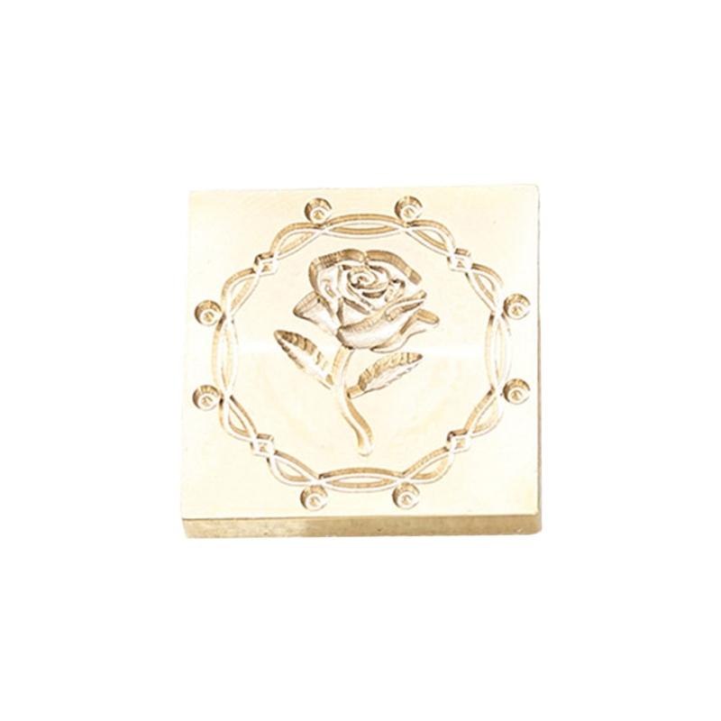 

Vintage Seal Stamp Head Flower Pattern Seal Stamp for Seal Envelope Card Party Invitations Packaging Christmas Wedding