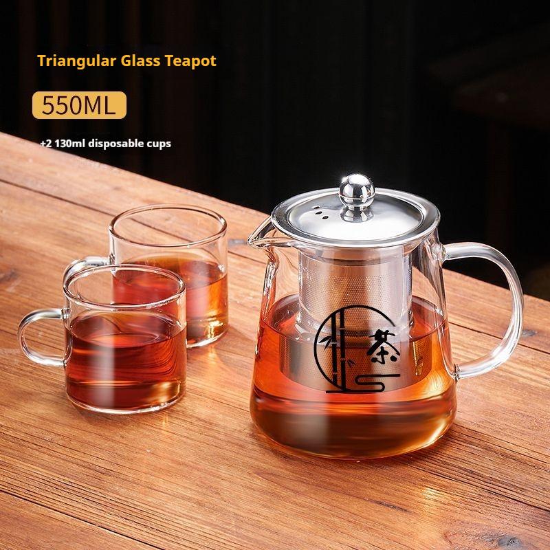 Gianxi Glass Tea Set Set With High Temperature Resistance New Type Of Boiling Tea Pot Electric Ceramic Stove With Glass Kettle