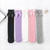 Girl Socks Long Sock Over Knee High Bow Baby Winter Girls Toddler Shoes Socks Girls 2 To 8 Year Socks Kids Cotton Spring Autumn