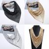 Scarf Mesh Sequin Collar Fish Scale Necklace Clothing Accessories Women For