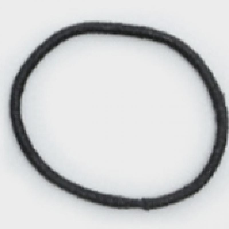 Daiso No Tip Black Hair Elastic Band  Pack Of 10