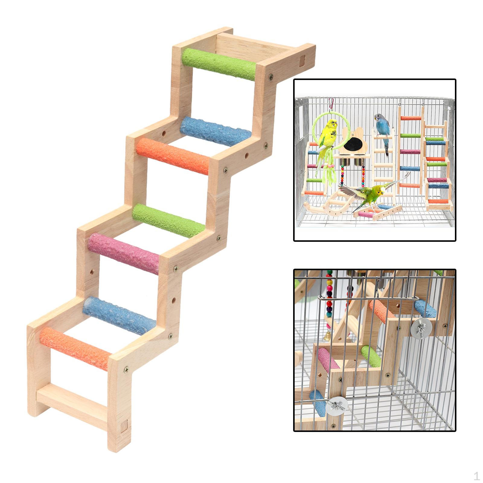 

Мостик с птичьей лестницей, лестница для лазания, подставка для игровых упражнений для волнистых попугаев Conures Small L