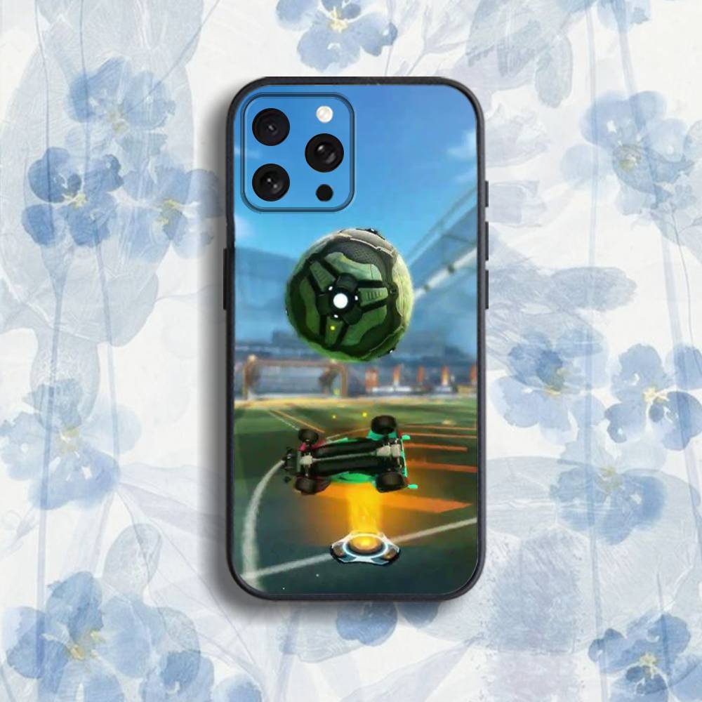 Game Rocket L-League Phone Case For iPhone 17,16,15,14,13,12,Pro,Max,Plus,E,SE4,Air,Mini Black Soft Box
