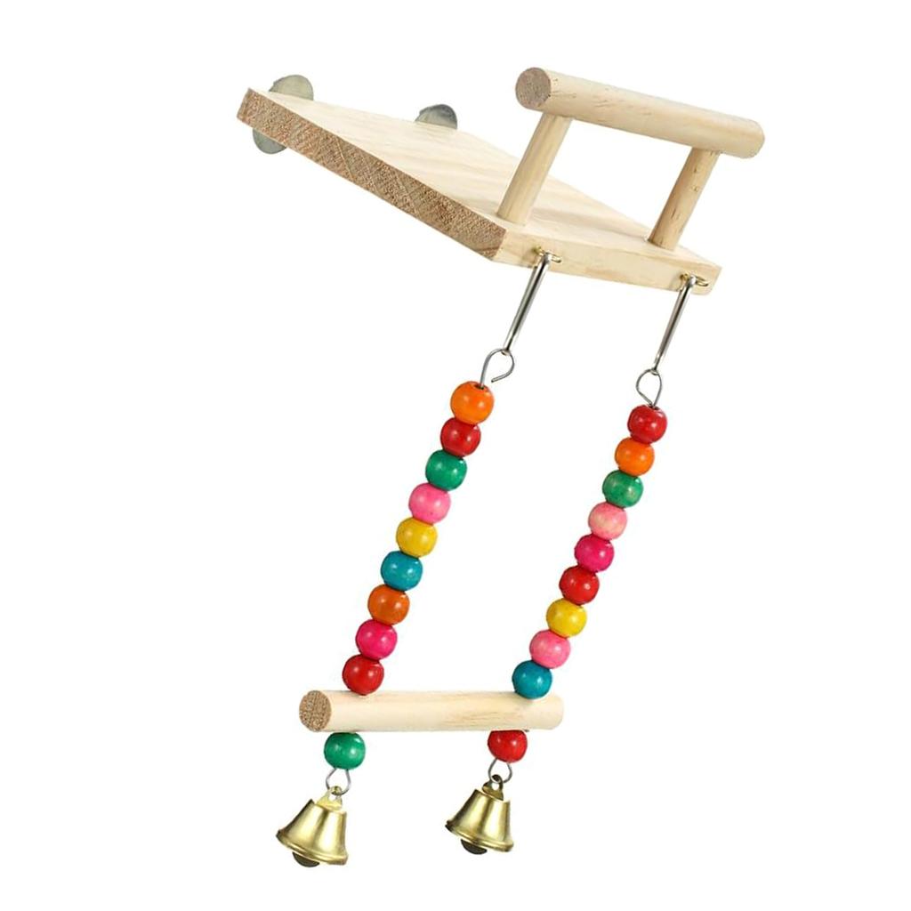 Vogelstange Schaukel Molar Ständer für Papageien Sittiche Zubehör Wellensittiche Schleifkratzer für Kleine Mittlere Papageien Spielzeug