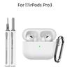 Dustproof Earbuds Cleaning Kit with lanyard Charging Box Shell Protective Case for Airpods Pro 3