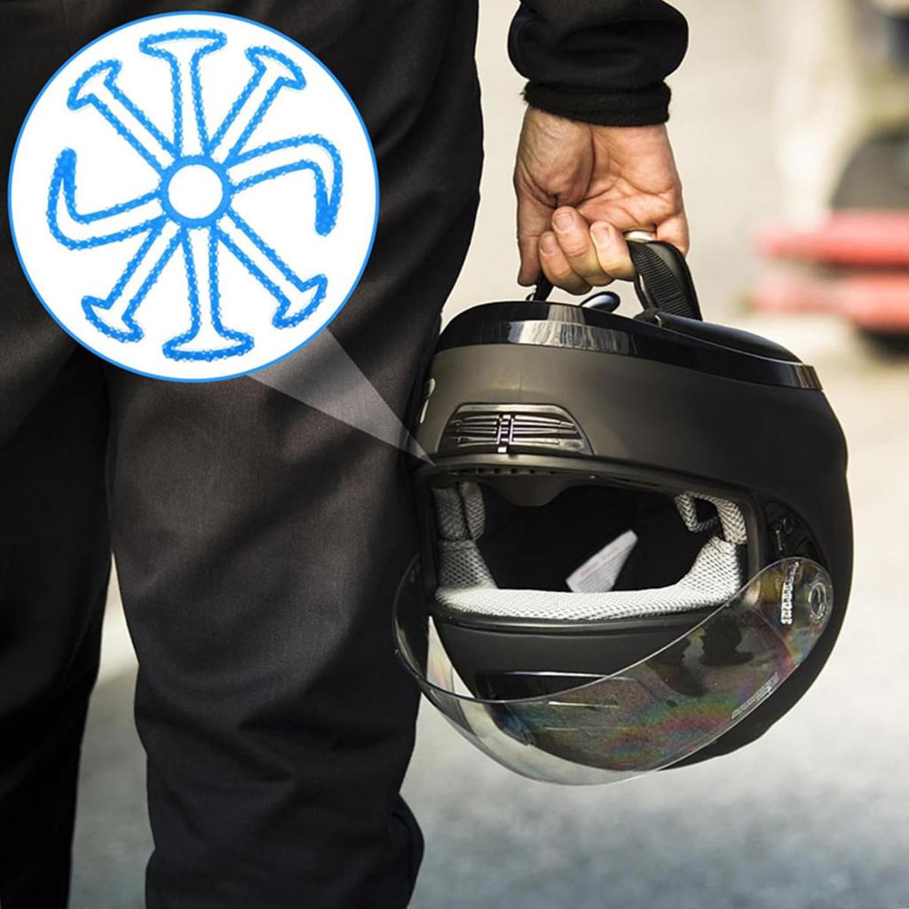 Flexible Helmet Liner Pad ABS Silicone Inner Pad Soft Breathable Safety Helmet Padding for Road Bike Motorcycle Daily Riding Helmet Accessories