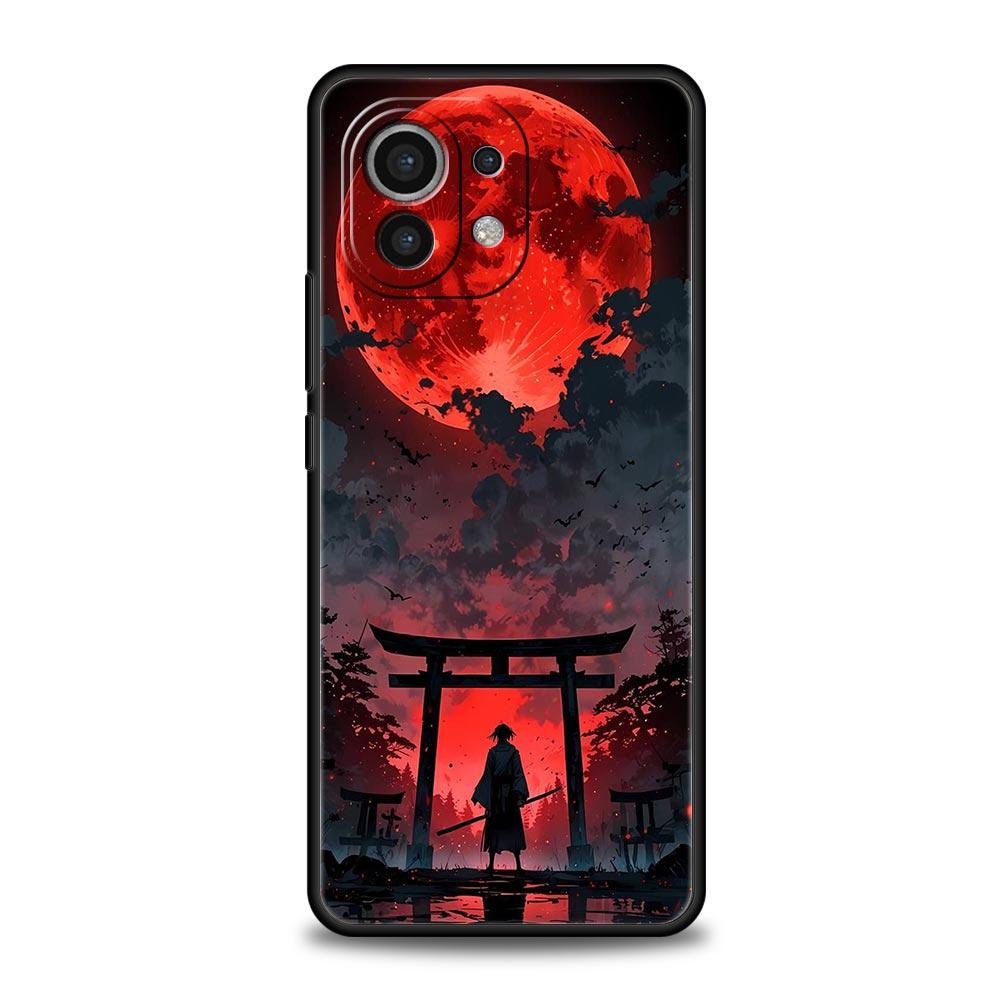 Japanese Bushido Samurai Phone Case For Xiaomi Mi 17 15T 15 14 14T 13T 12T Pro 12 13 Lite 5G 11T Poco X6 X7 X5 Pro Soft Cover