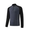 2024 Men's Long Sleeve Quick Dry Half Zip Running T-shirt - Stand Collar Fitness Wear for Spring and Autumn