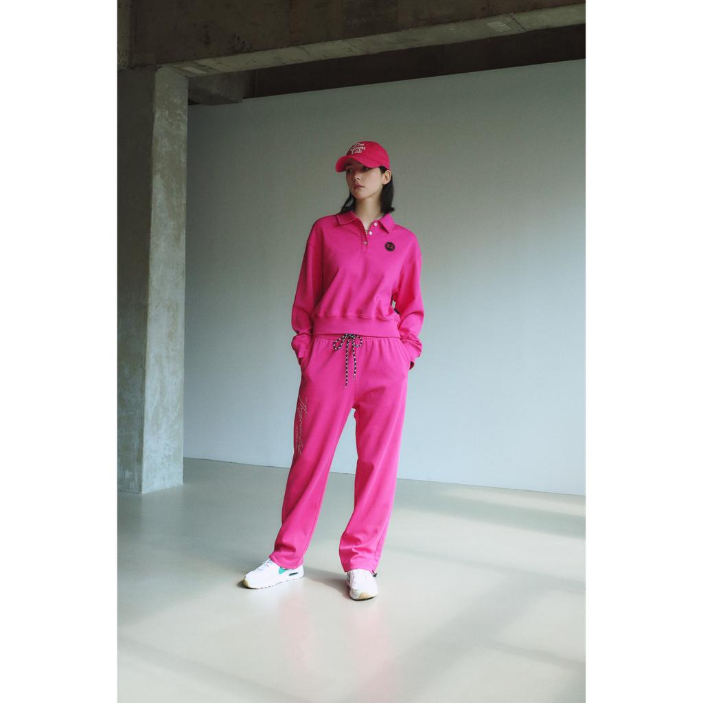 THE GREEN LAB Oversized String Jogger Pants [Pink]