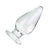 45mm Transparent Clear Color Tapered End Crystal Glass Quantity Plug