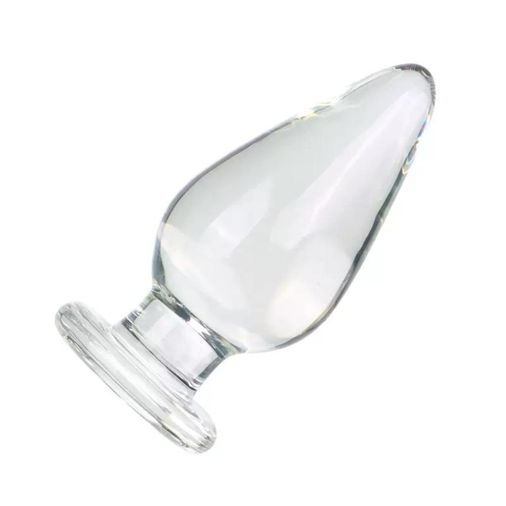 45mm Transparent Clear Color Tapered End Crystal Glass Quantity Plug