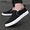 New Men Casual Shoes 2025 Male Sneaker Canvas Boys Fashion Slip-on Vulcanized Flats Non-Leather Casual Shoes Men Zapatos Hombres