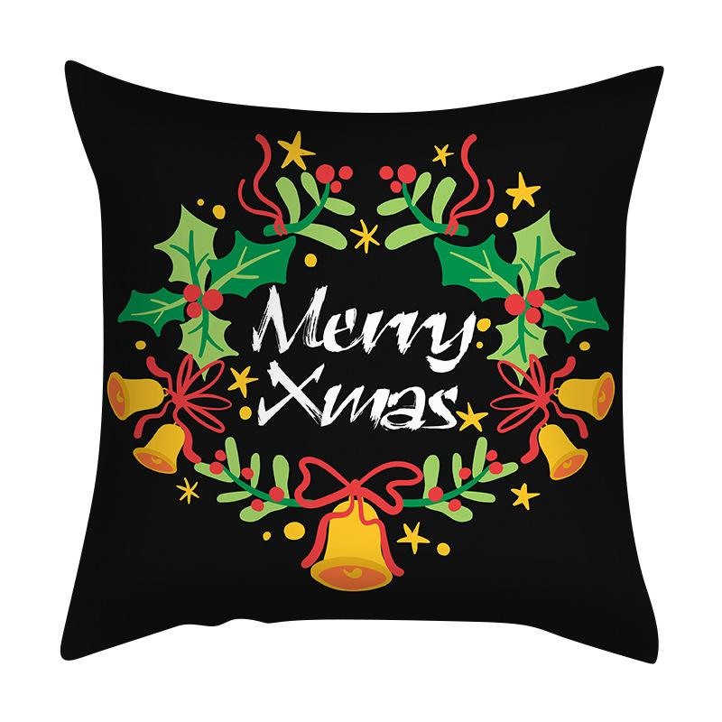 Pillowcase Christmas Cartoon Nordic Cross-border Special for Living Room Bedroom Cushion Pillow