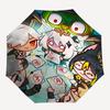 1pc Outdoor Umbrella with Anime Characters - Automatic Opening/Closing, Portable 3-Fold Design, 8-Rib Iron Frame - Perfect Gift for Fans, Travele